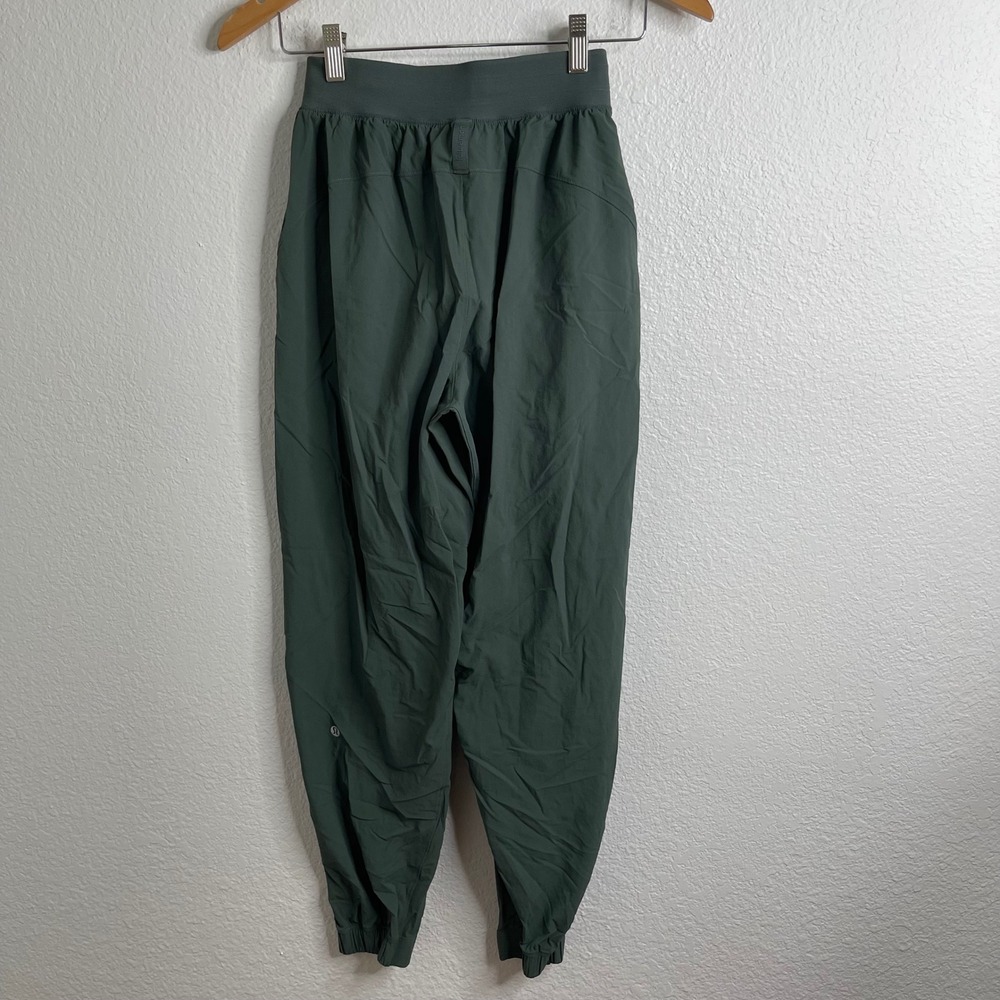 Lululemon‎ License to Train High-Rise Pant Dark Forest Green Joggers Size 2 - Picture 6 of 6